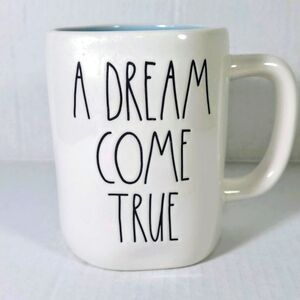 Rae Dunn Disney Castle Mug Princess Cinderella “A Dream Come True" New